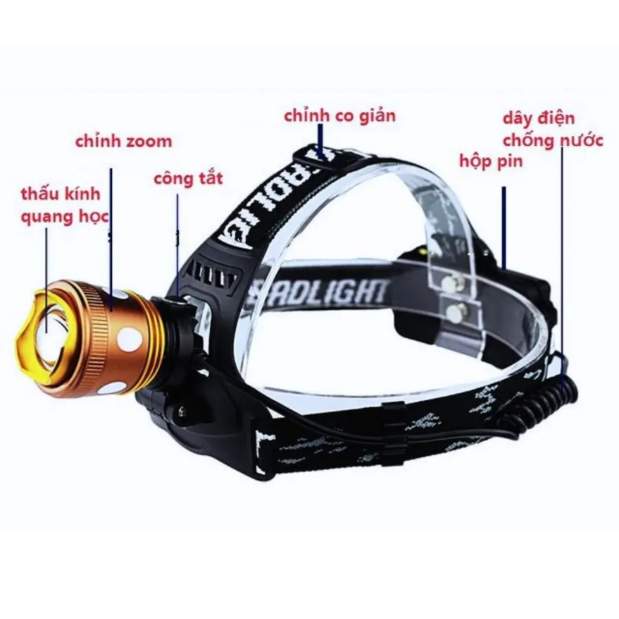 Đèn Pin Đội Đầu 1 bóng Ánh Sáng Trắng và Xanh 8 den-pin-doi-dau-anh-sang-trang-vang