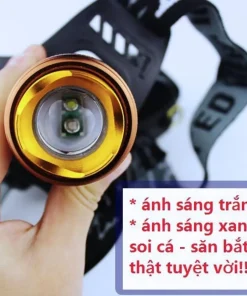 Đèn Pin Đội Đầu 1 bóng Ánh Sáng Trắng và Xanh 13 den-pin-doi-dau-anh-sang-trang-vang