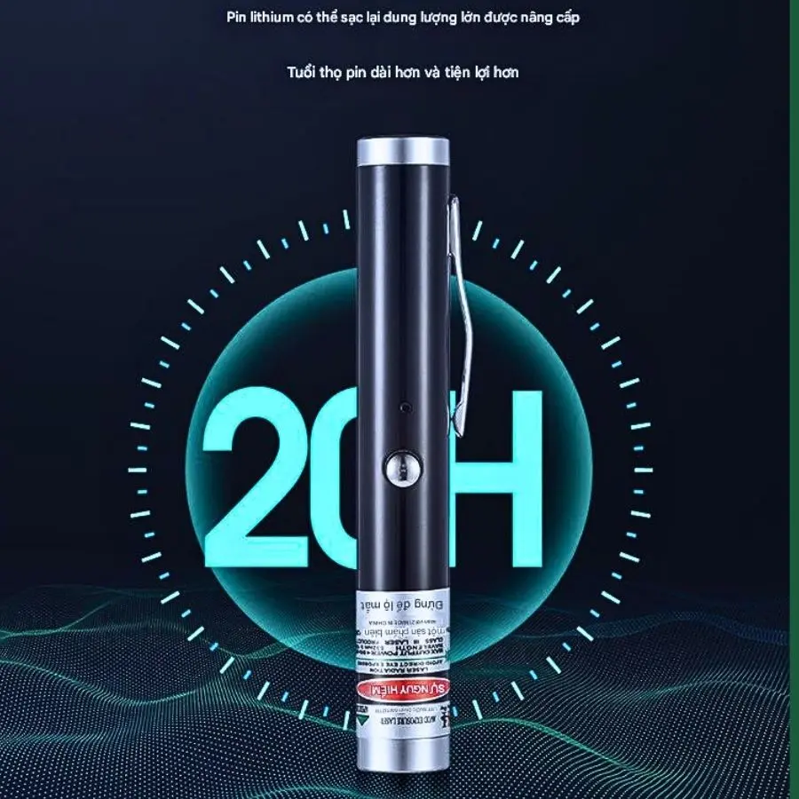 Bút Laser Laze Mini Tia Xanh Lá Sạc Micro 9 Cm 11 but laser mini kan 202ls tia xanh lá