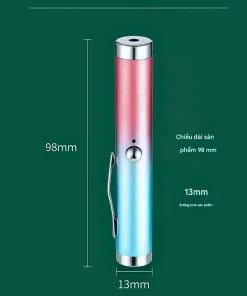 Bút Laser Tia xanh lá Dài 9cm Sạc Type C 12 den laser tia xanh lá kan 206