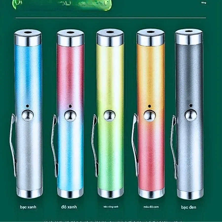 Bút Laser Tia xanh lá Dài 9cm Sạc Type C 4 den laser tia xanh lá kan 206