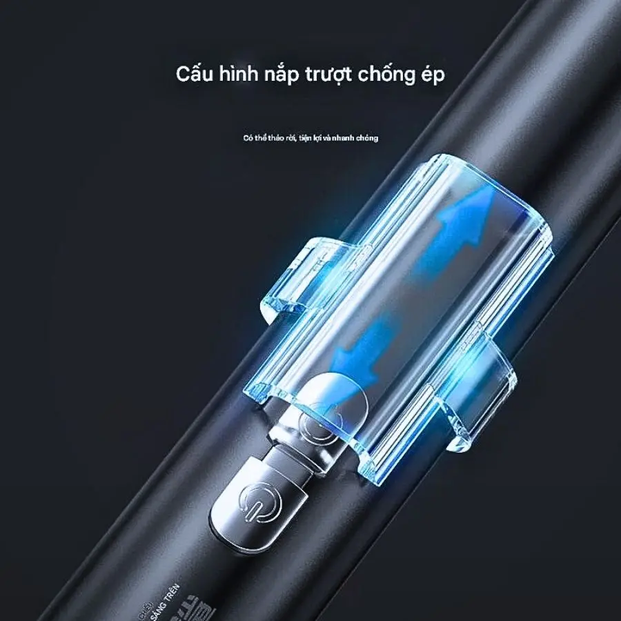 Đèn Laser Laze Kan 313LS 2 Tia Xanh Đỏ Sạc Type C 8 den laser 2 trong 1 313ls