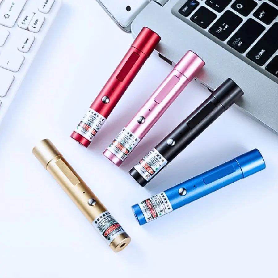 Bút Laser Laze Kan 713LS Tia Xanh Lá 10cm Sạc USB 6 den laser kan 713 tia xanh la sac usb mini