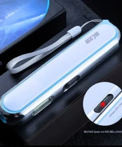 Đèn Laser Kan 307LP 2 Trong 1 11 đèn pin laser 307lp tia xanh 2 trong 1