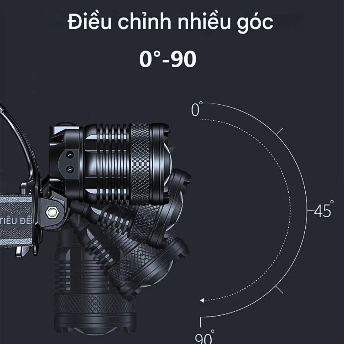 ĐÈN PIN ĐỘI ĐẦU SMILING SHARK TD-8018C (P100 / M77) 8 ĐÈN PIN ĐỘI ĐẦU SMILING SHARK TD-8018C (P100 / M77)