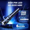 ĐÈN PIN LED SMILING SHARK SD-5225 (Laser trắng M80) 5500MH