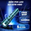 ĐÈN PIN LED SMILING SHARK SD-5318 (M80 LED)