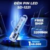 ĐÈN PIN MÓC KHÓA TRONG SUỐT SMILING SHARK SD-1221