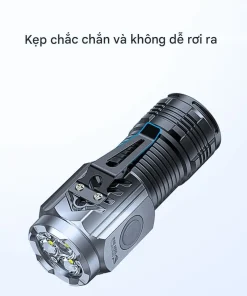 ĐÈN PIN MINI SMILING SHARK SD-1033 (3XLED) - NHỎ GỌN, SÁNG MẠNH, TÍCH HỢP NAM CHÂM