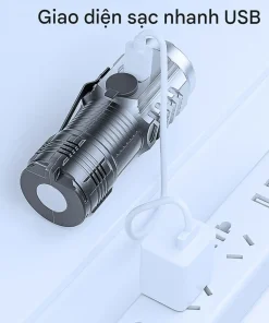ĐÈN PIN MINI SMILING SHARK SD-1033 (3XLED) - NHỎ GỌN, SÁNG MẠNH, TÍCH HỢP NAM CHÂM