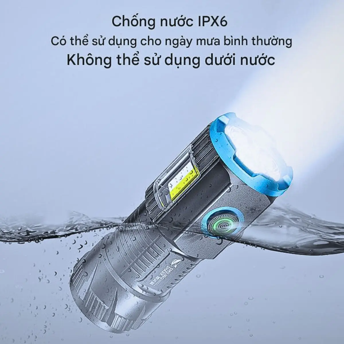 ĐÈN PIN MINI ĐA NĂNG SMILING SHARK SD-1026 (3xT20 + COB) 4 ĐÈN PIN MINI ĐA NĂNG SMILING SHARK SD-1026