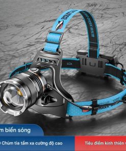 Đèn Pin Đội Đầu Smilling Shark p70 k225 Mini Siêu Sáng