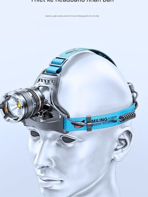 Đèn Pin Đội Đầu Smilling Shark p70 k225 Mini Siêu Sáng