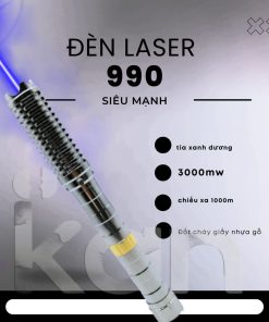 den-laser-990-3000mw-tia-xanh-duong-mau-bac