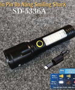 den-pin-cam-tay-sieu-sang-smiling-shark-sd-5336a-zoom-xa-gan
